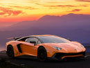Voiture Lamborghini Beau Paysage Diamond Painting Broderie Diamant