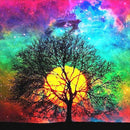 Arbre au coucher du soleil Diamond Painting Broderie Diamant