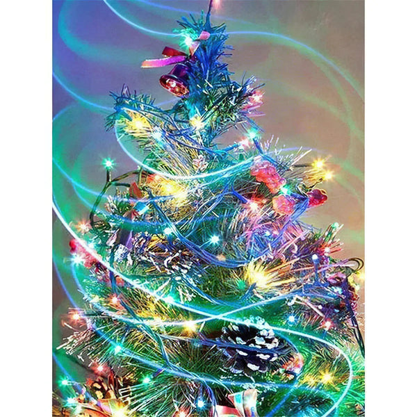 Arbre de Noël éblouissant Diamond Painting Broderie Diamant