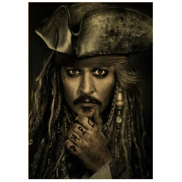 Capitaine Jack Sparrow Diamond Painting Broderie Diamant