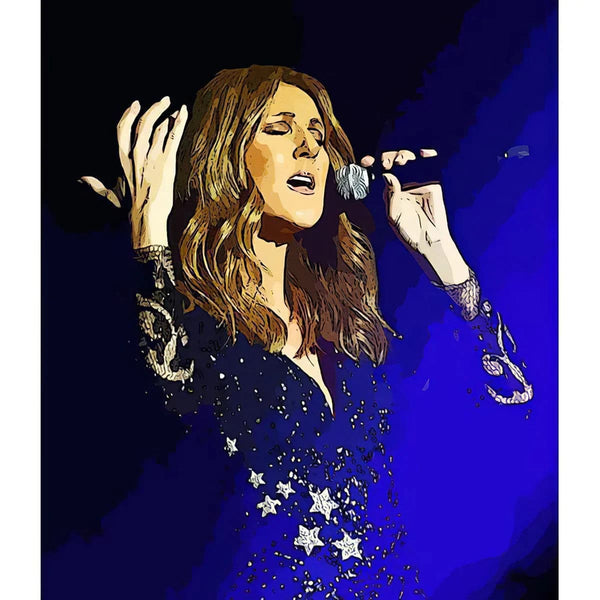 Celine Dion Diamond Painting Broderie Diamant