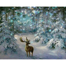 Cerf de Noël Diamond Painting Broderie Diamant