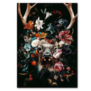 Cerf Et Fleurs Diamond Painting Broderie Diamant