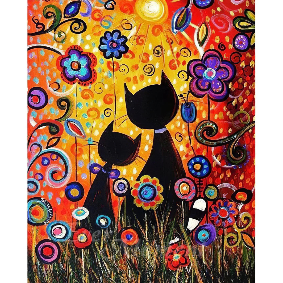 Chat avec chapeau | Diamond Painting | Broderie Diamant Chat avec chapeau | Diamond Painting | Broderie Diamant