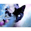 Chat Noir et son Regard Perçant Diamond Painting Broderie Diamant