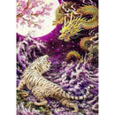 Dragon chinois VS Tigre Diamond Painting Broderie Diamant