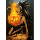 Fantôme d'Halloween avec un citrouille Diamond Painting Broderie Diamant