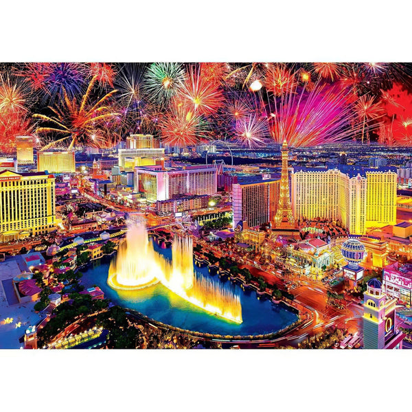 Feux d'artifice Las Vegas City Diamond Painting Broderie Diamant