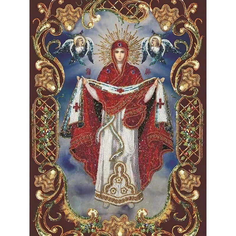 Fleur des saints chrétiens Diamond Painting Broderie Diamant