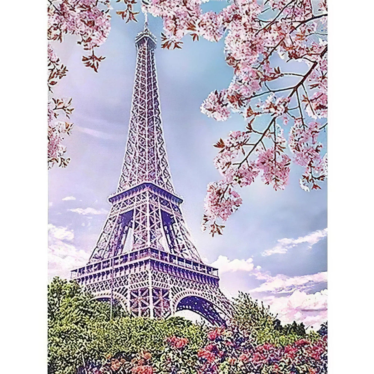 Kit Diamond Painting Personnalisé 5D - Transformez Votre Photo En Toile à Strass - 40x40cm Diamants Ronds