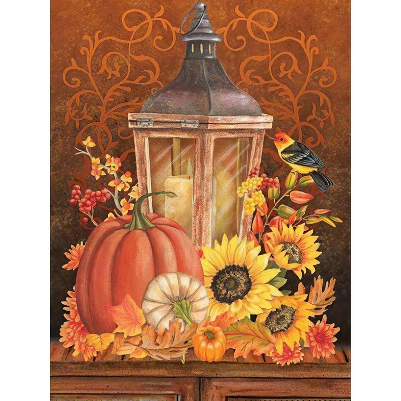 Fleurs d'Halloween Diamond Painting Broderie Diamant