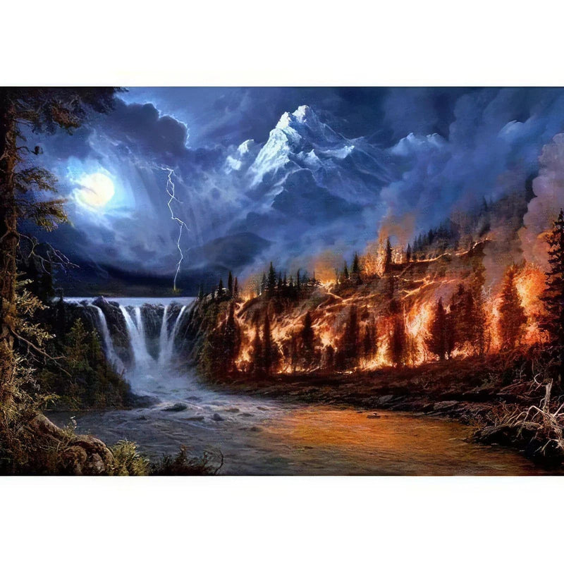 Force de la nature Diamond Painting Broderie Diamant