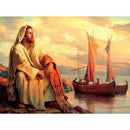 Jésus et bateau Diamond Painting Broderie Diamant