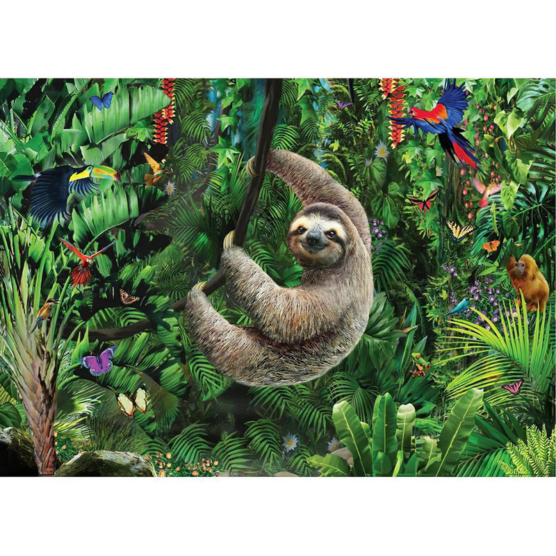 La forêt tropicale humide paresseux Diamond Painting Broderie Diamant