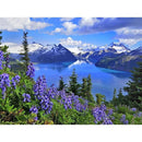 Lavande du lac Diamond Painting Broderie Diamant