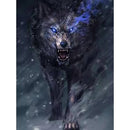 Loup en colère Diamond Painting Broderie Diamant