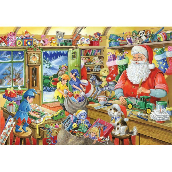 Magasin de jouets de Noël du Père Noël Diamond Painting Broderie Diamant