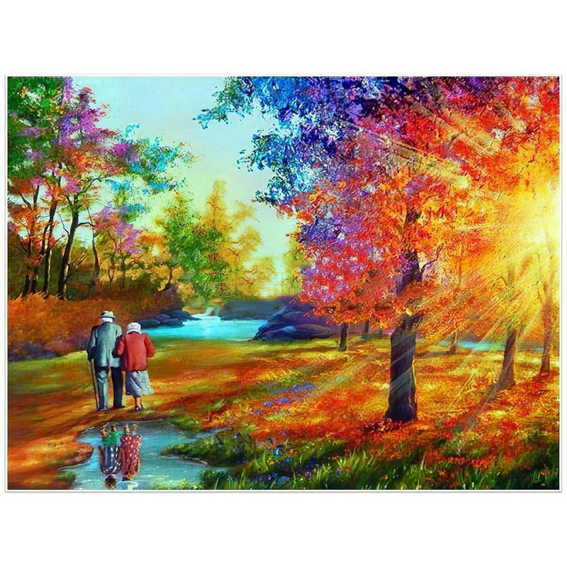 Profitez de l'automne Diamond Painting Broderie Diamant