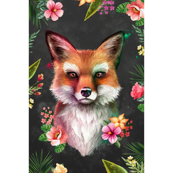 Renard et Fleur Diamond Painting Broderie Diamant