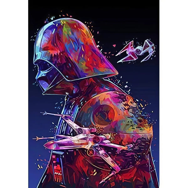 Star Wars Dark Vador Diamond Painting Broderie Diamant