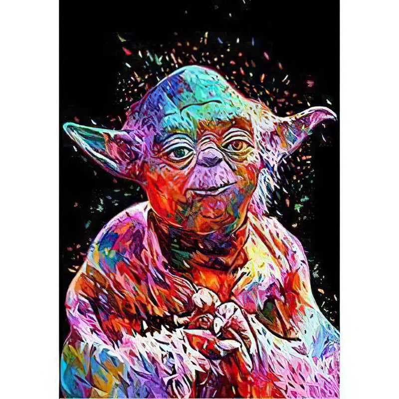 Star Wars Maître Yoda Diamond Painting Broderie Diamant