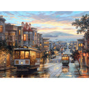 Tramway et ville Diamond Painting Broderie Diamant