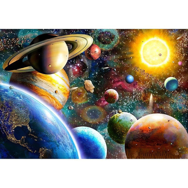 Univers Planète Diamond Painting Broderie Diamant