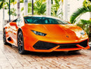 Voiture Lamborghini Orange Diamond Painting Broderie Diamant